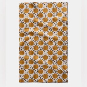 Geometry Kitchen Tea Towel Hearth and Vine Golden Pumpkins